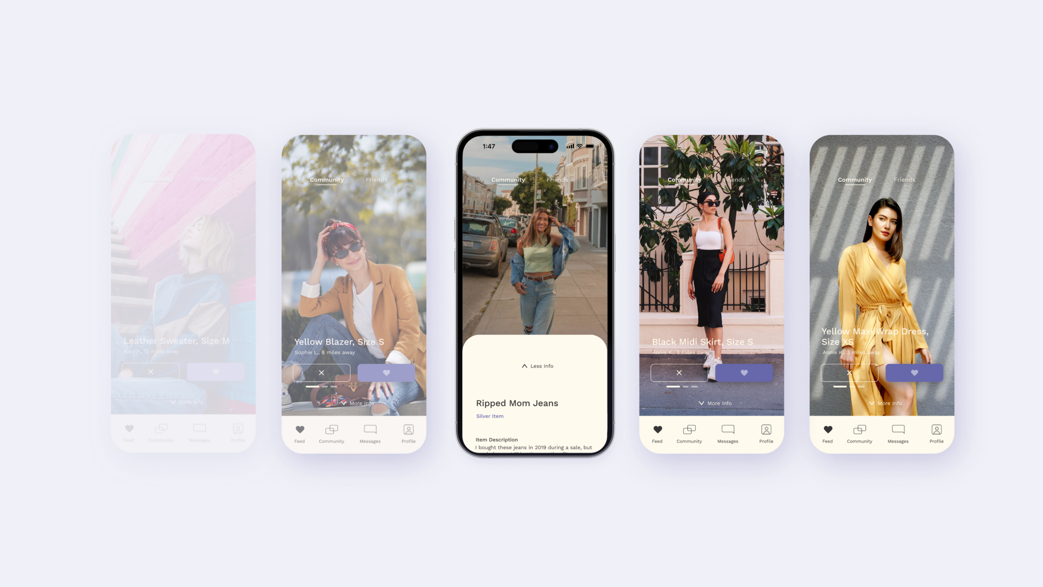 Designing a mobile app to promote circular fashion.